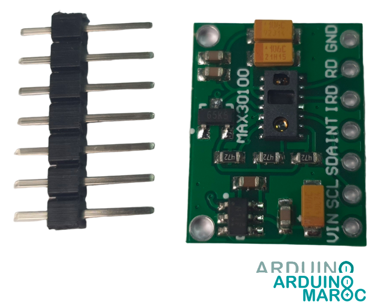 Module capteur d'oxymètre à fréquence cardiaque MAX30100 pour les projets de recherche scientifique