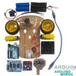 Kit robot éviteur d'obstacle pour voiture 2WD