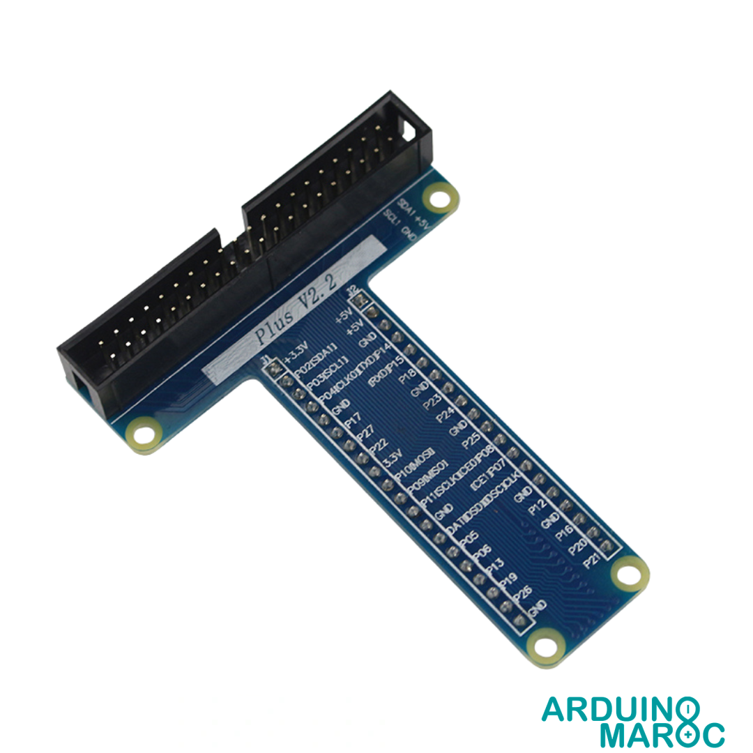 GPIO adaptateur V2.2 Raspberry Pi 40 broches GPIO adaptateur V2.2 Raspberry Pi 40 broches – Image 1