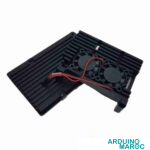 Raspberry Pi 4 boitier aluminium double ventilateur