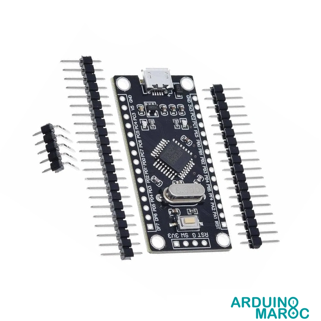 Carte-de-developpement-STM8S105K4T6-1.webp STM8S105K4T6 Carte Développement Microcontrôleur 8 bits – Image 1