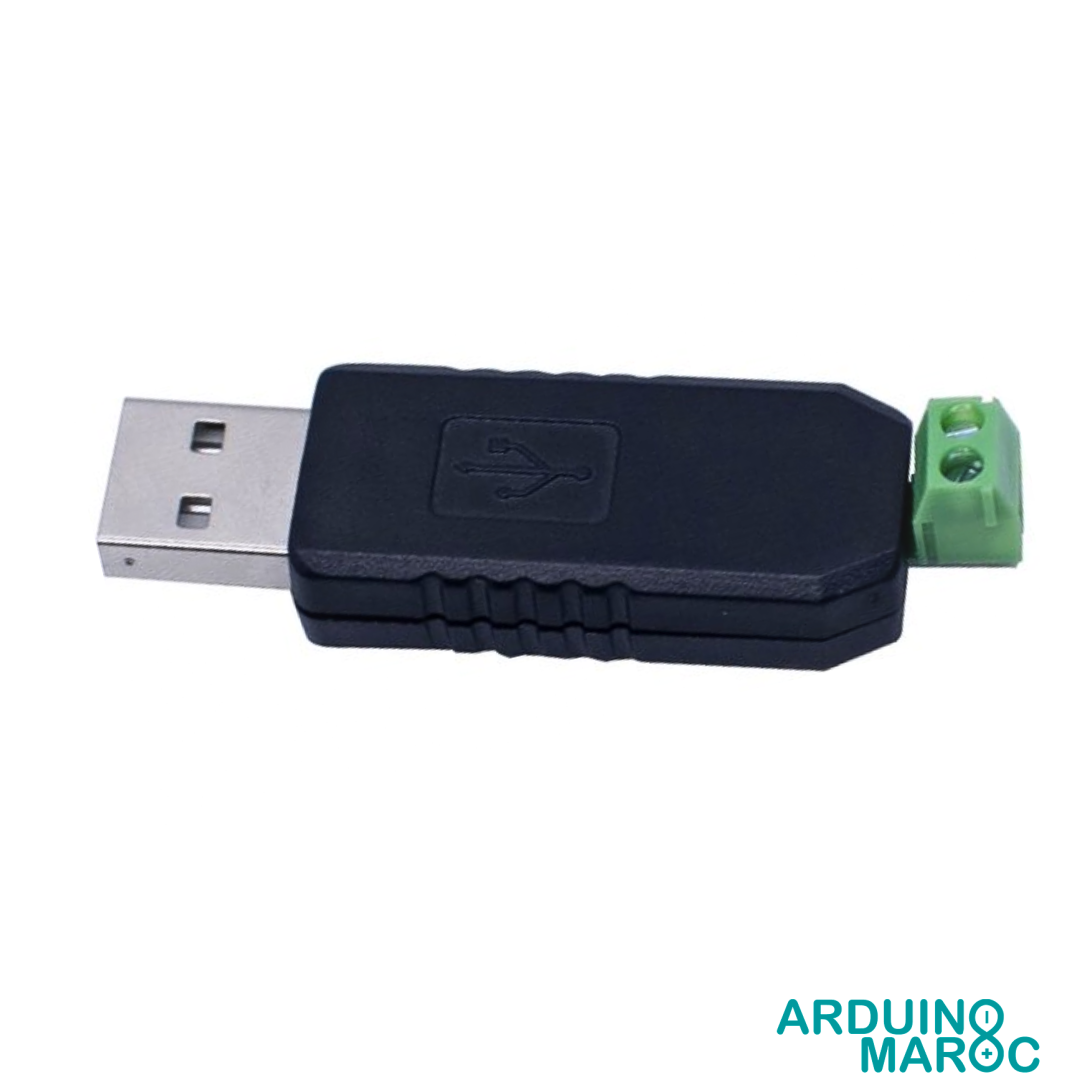 Convertisseur-USB-vers-RS485.png USB RS485 Convertisseur Interface Série Industrielle – Image 1