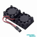 Raspberry Pi Double Ventilateur avec Heatsink 4/3/2/B+
