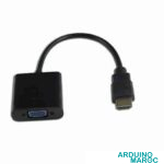 HDMI vers VGA Adaptateur Mâle vers Femelle Plug and Play