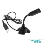 Microphone USB Bureau 360° Omnidirectionnel