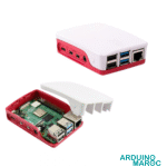 Raspberry Pi 4 Boîtier Rouge Blanc Officiel