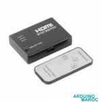 HDMI Switch 3 Ports Télécommande 1.3b